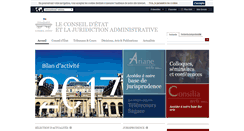 Desktop Screenshot of conseil-etat.fr